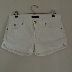 Work Custom Low Rise Pockets Revolve White Denim Shorts NWT Size 28